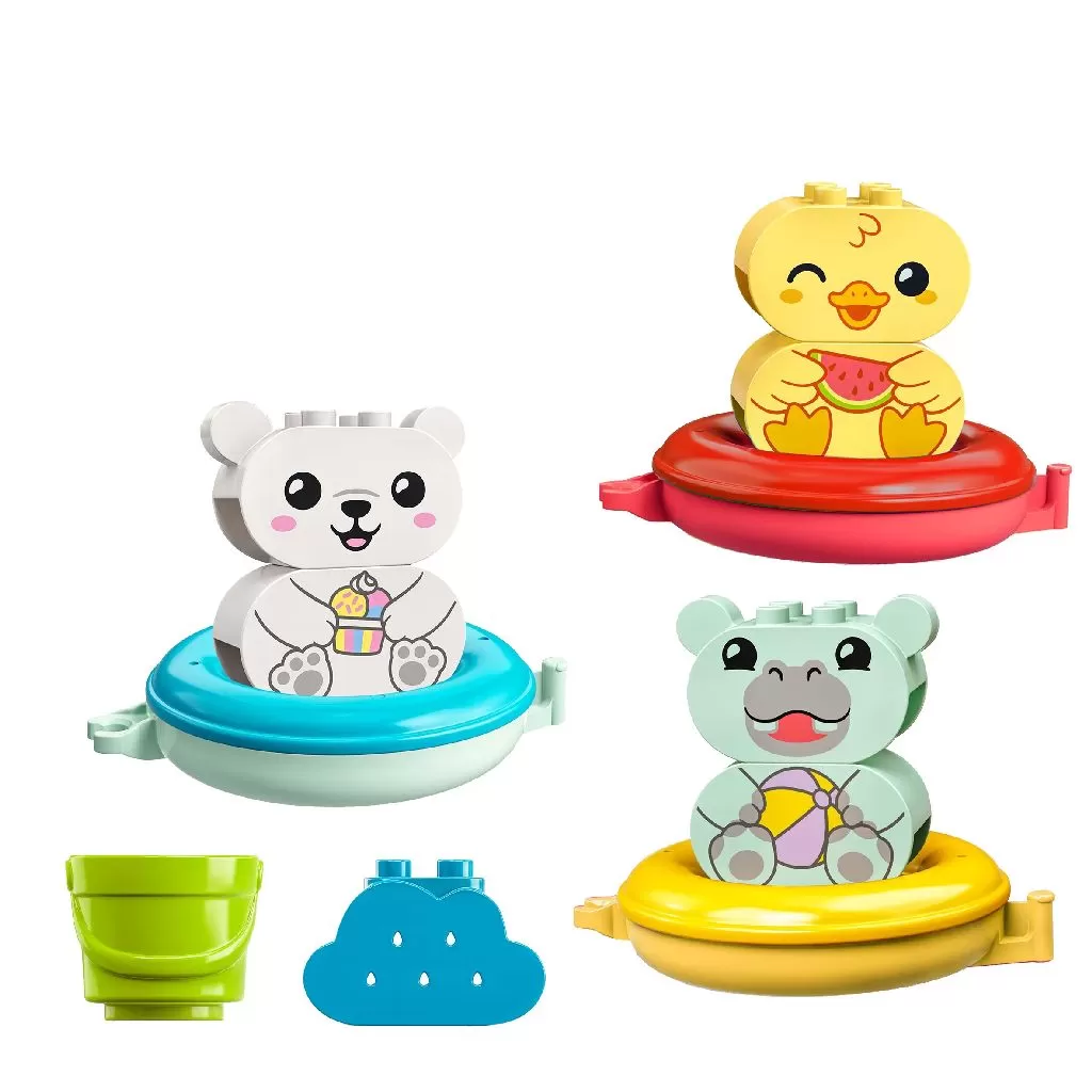 LEGO DUPLO Distractie La Baie Tren Cu Animale Plutitoare 10965 [1]