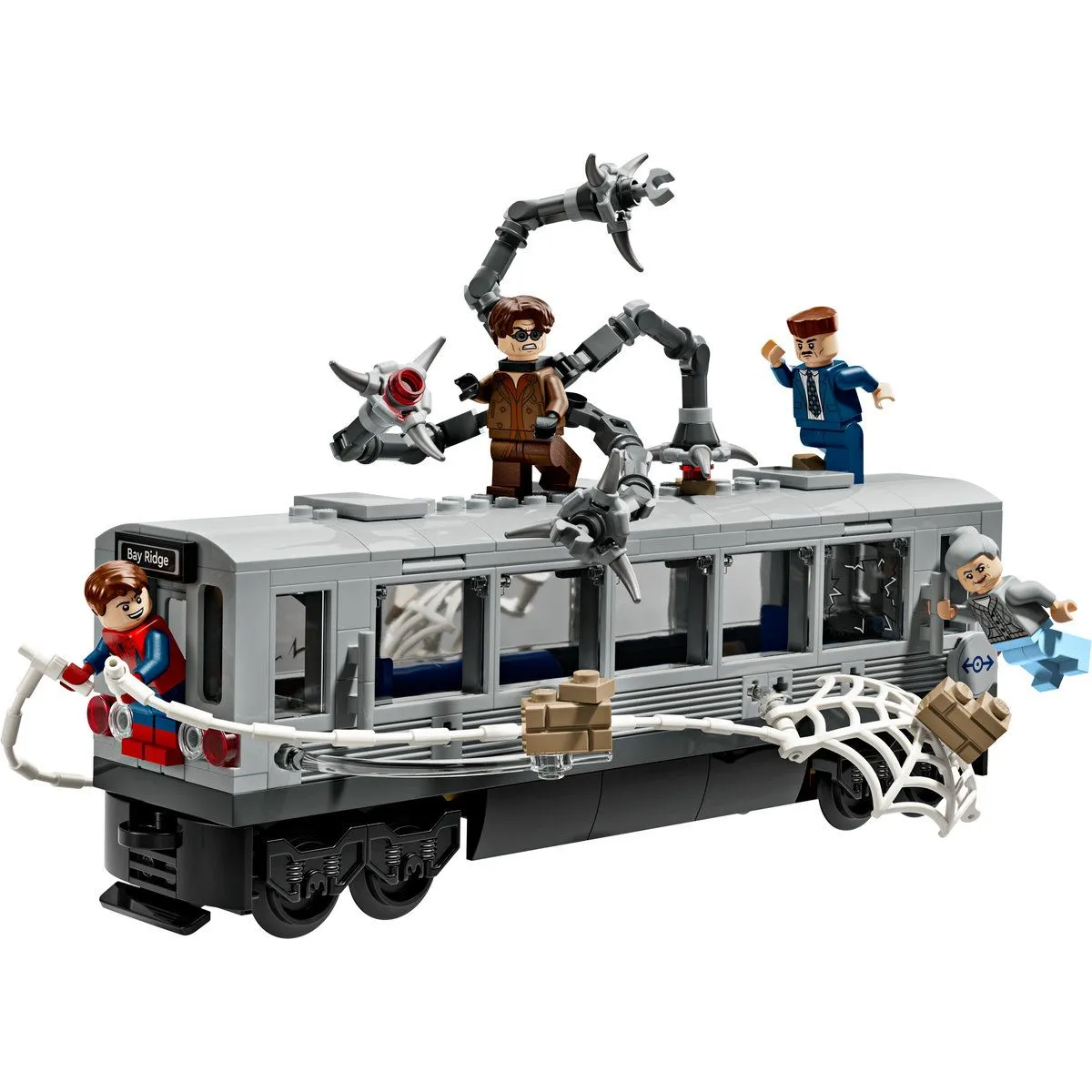Lego Marvel Lupta Pe Acoperisul Trenului Omul Paianjen Si Doc OCK 76321 [1]