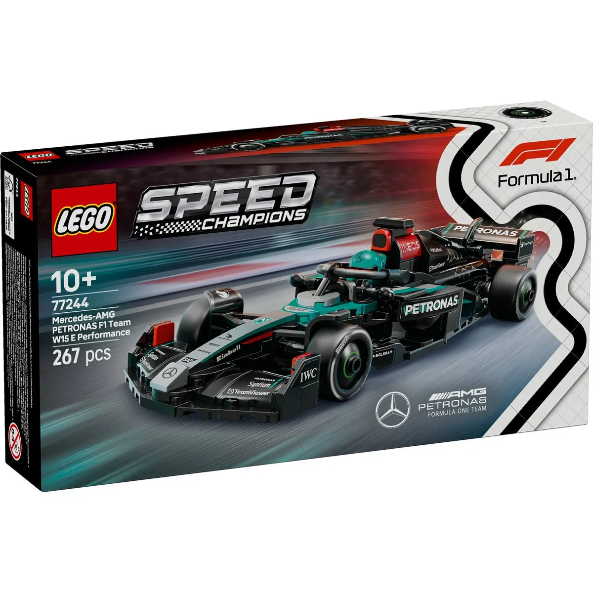 Lego - Lego Speed Champions Masina De Curse F1 Mercedes AMG W15 77244