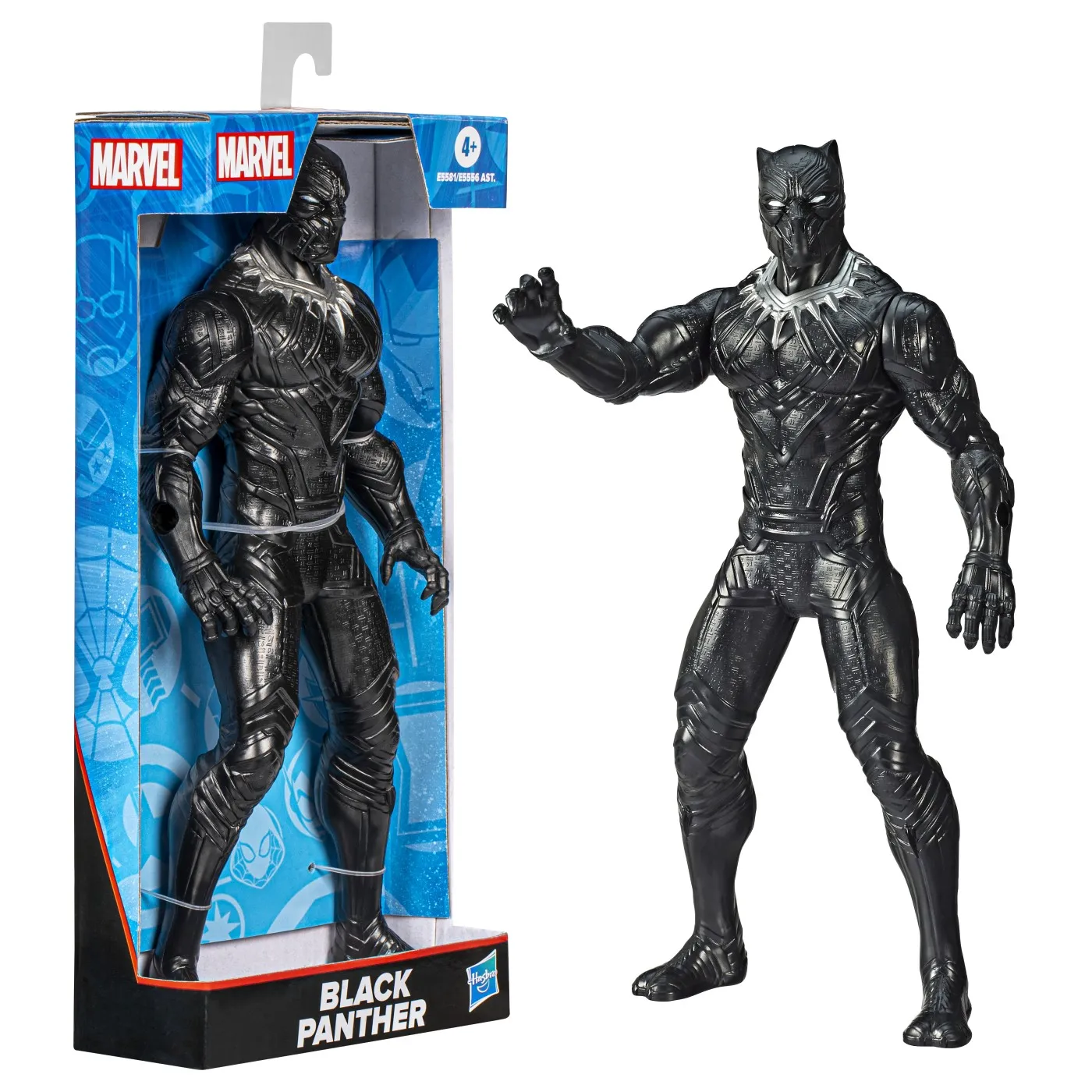 Figurine cu eroi si personaje - Figurina Black Panther 24CM Marvel Avengers, 4+