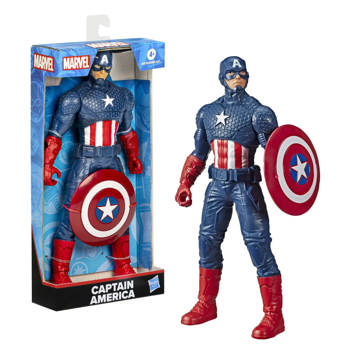 Figurine cu eroi si personaje - Figurina Captain America, 24CM, MARVEL AVENGERS, 4+