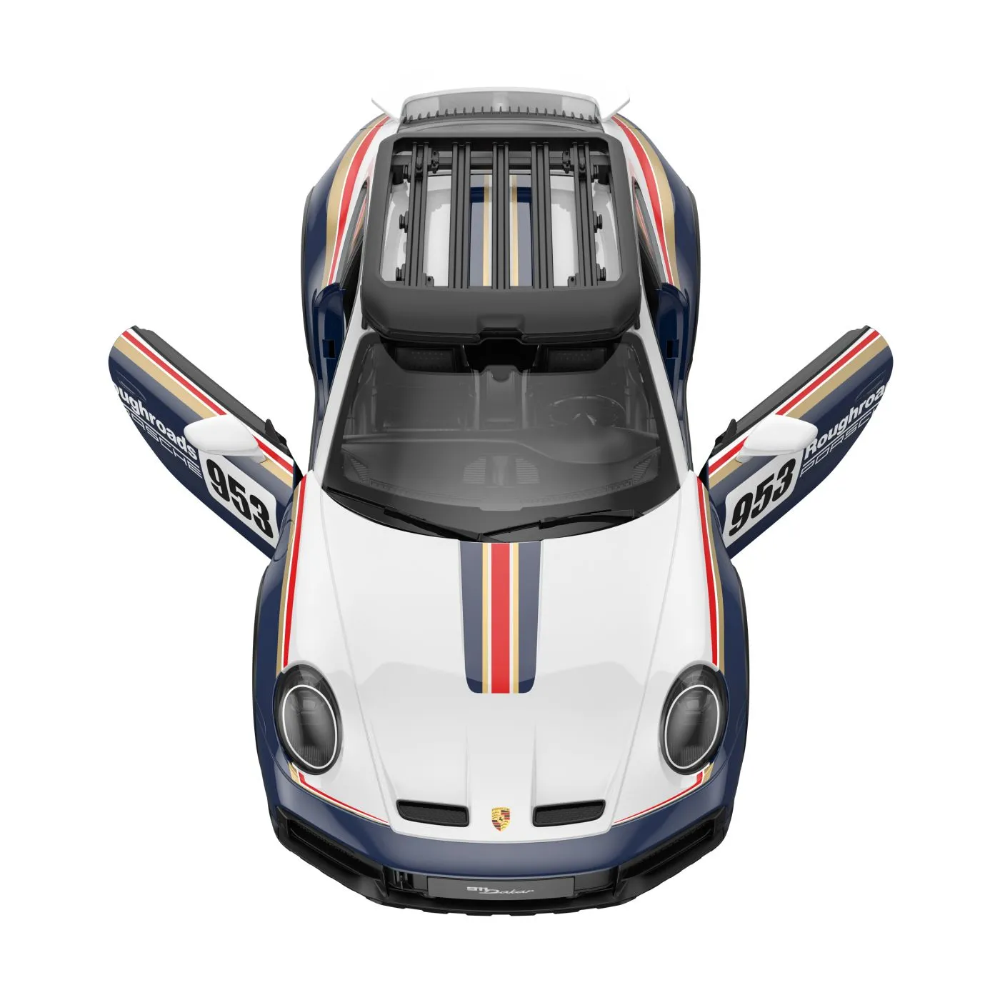 Masina Cu Telecomanda PORSCHE 911 DAKAR Scara 1 La 14 [5]