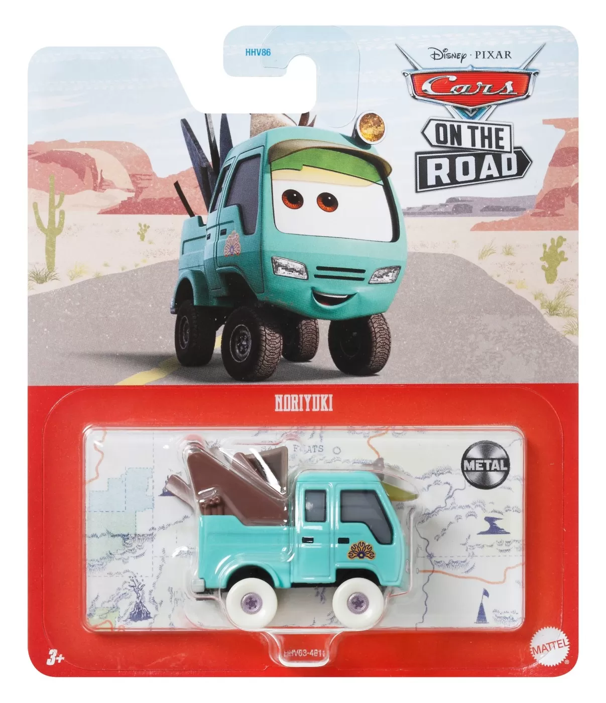 Masinute, Motociclete, Elicoptere, Avioane, Roboti - Masinuta Metalica Cars3 Personajul Noriyuki