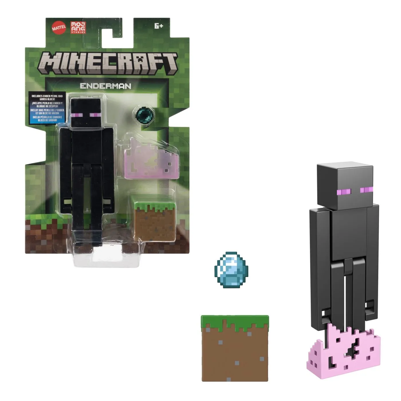 Minecraft Craft a Block Figurina Enderman 8cm [8]