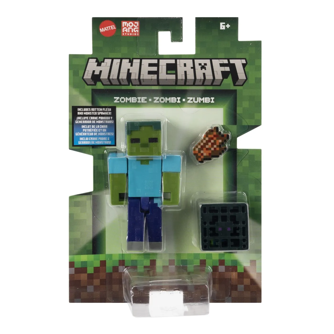 Minecraft - Minecraft Craft a Block Figurina Zombi 8cm