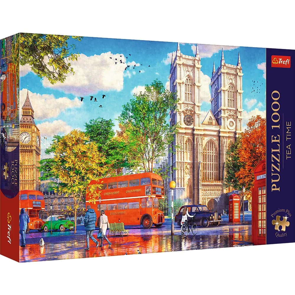 Puzzle-uri 1000 Trefl - Puzzle Trefl 1000 Premium Plus Tea Time Vedere Din Londra