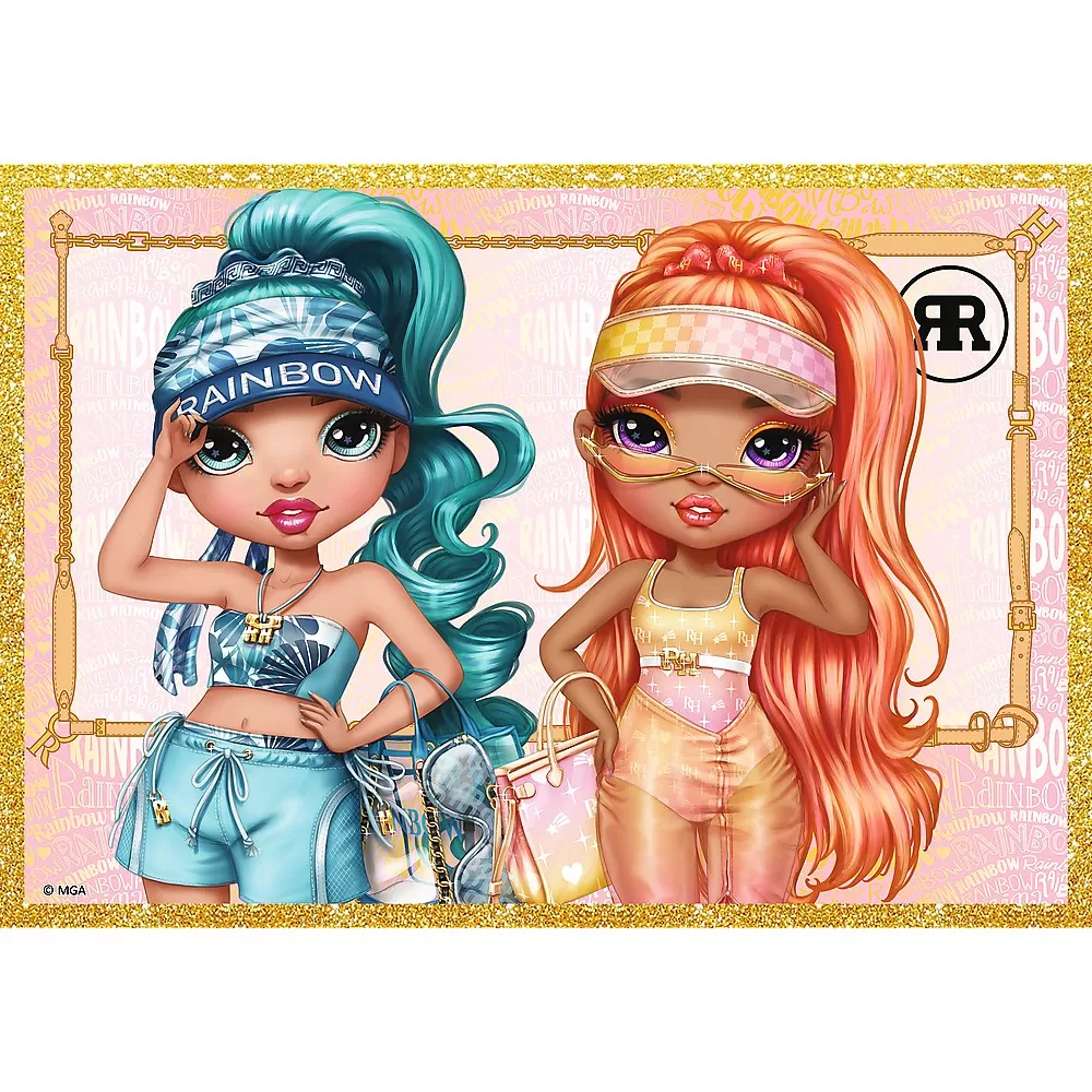 Puzzle Trefl 10in1 Rainbow High Papusile Fashion [2]