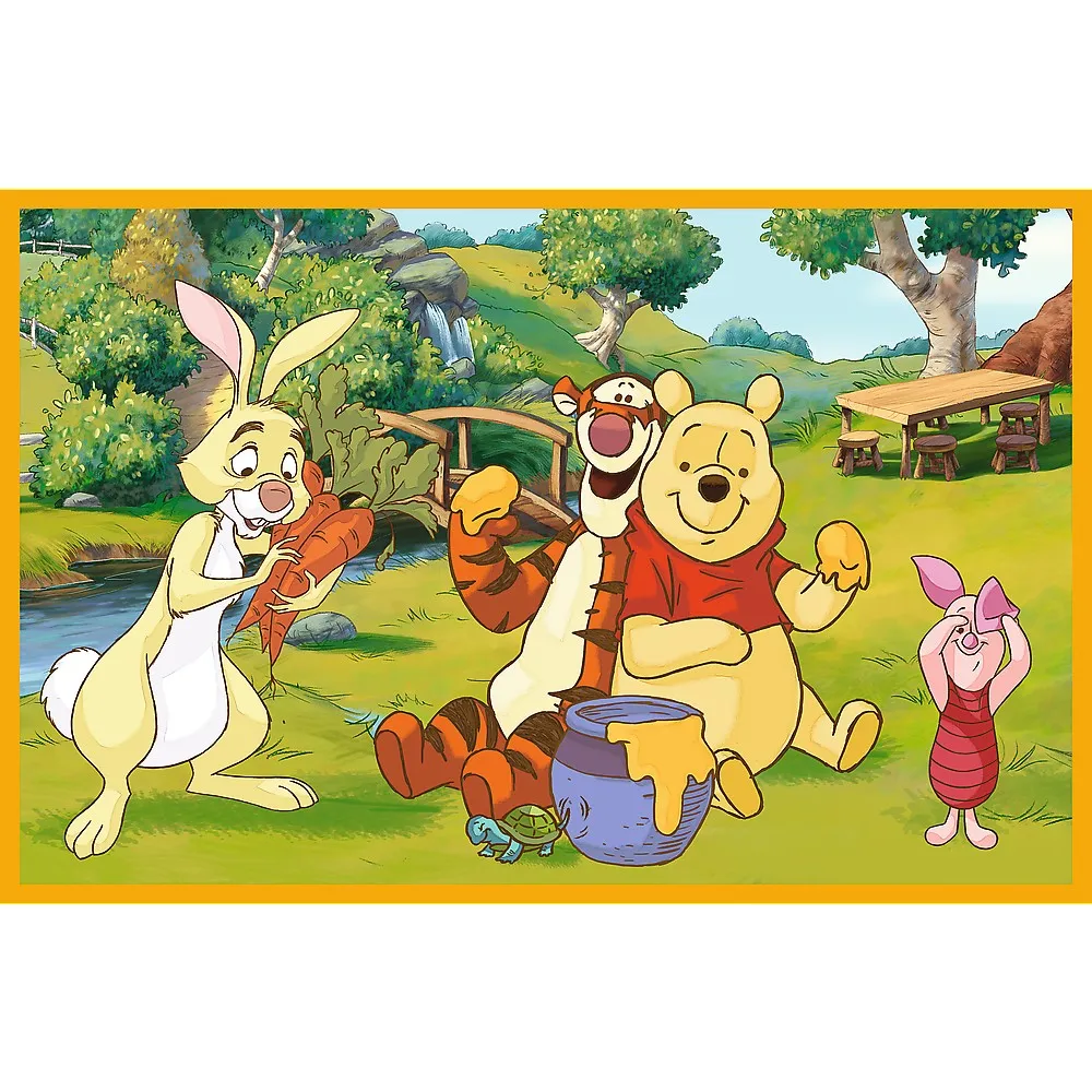 Puzzle Trefl 2x24 Disney Winnie The Pooh Zi De Joaca Cu Winnie Si Prietenii [2]