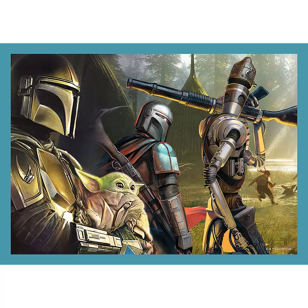 Puzzle Trefl 4in1 Star Wars - Mandalorianul [3]