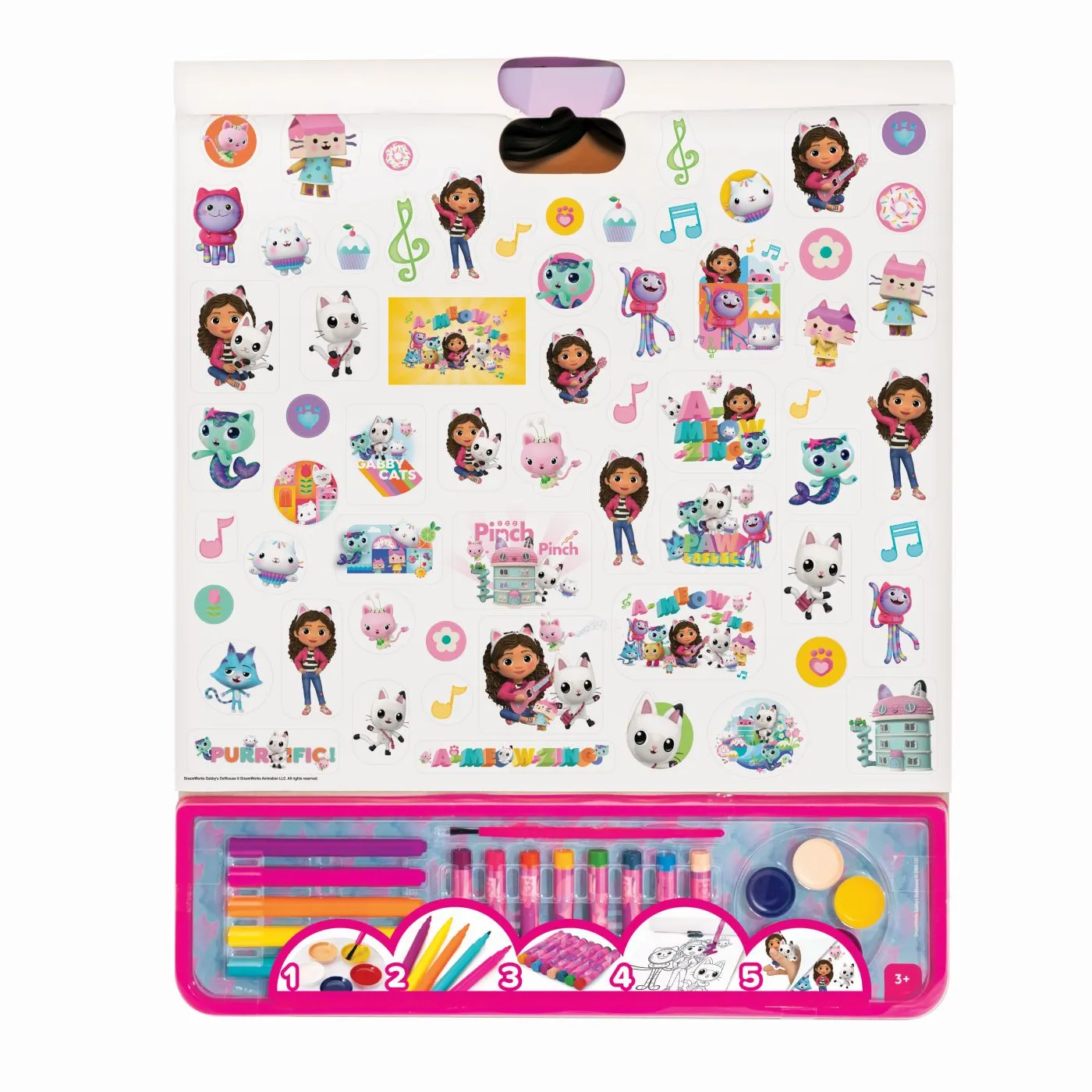 Set Pentru Desen 5in1 Giga Block Gabby Dollhouse [3]