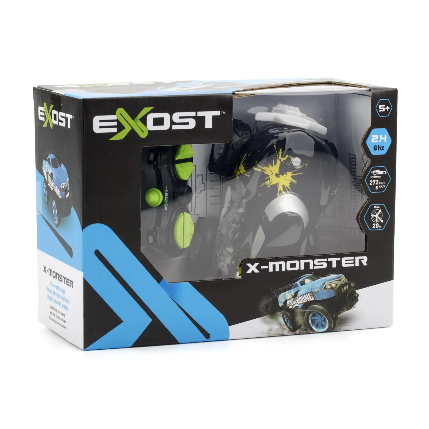 Masini cu telecomanda - Masina Cu Telecomanda Silverit Exost  X Monster Neagra