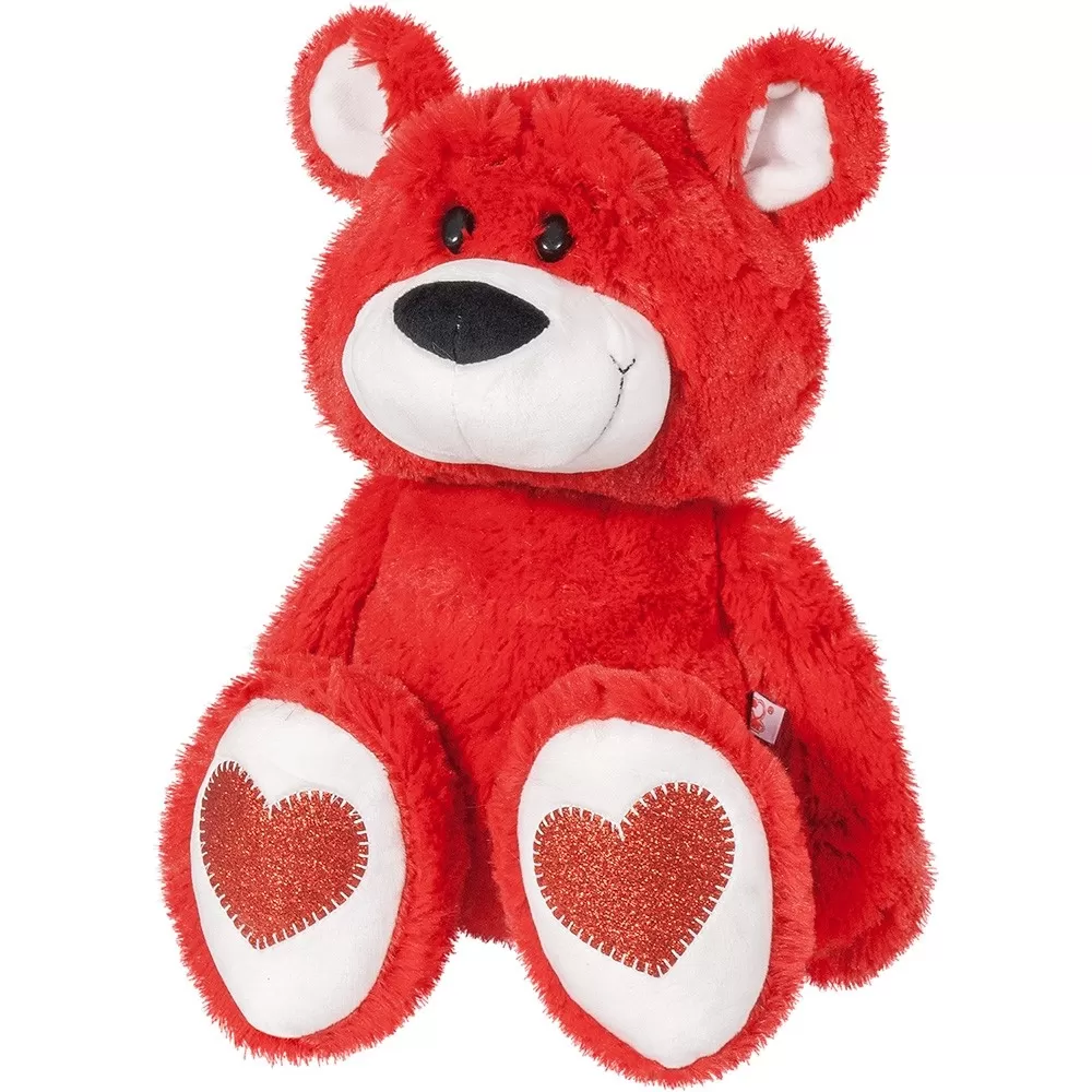 Jucarii de Plus - Ursulet De Plus Andry Bordeaux 45cm