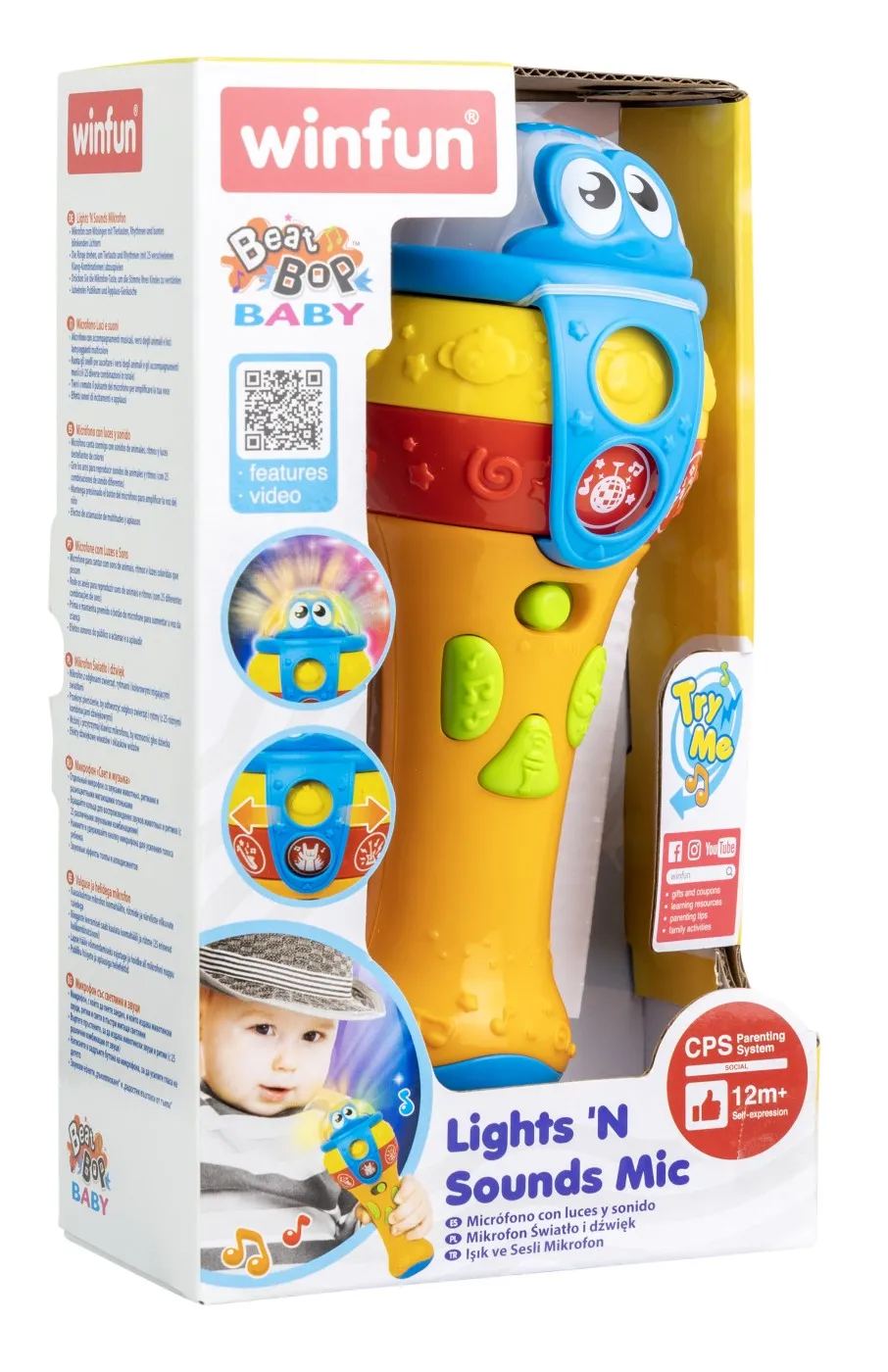 Microfon cu Sunete si Lumini WINFUN [5]