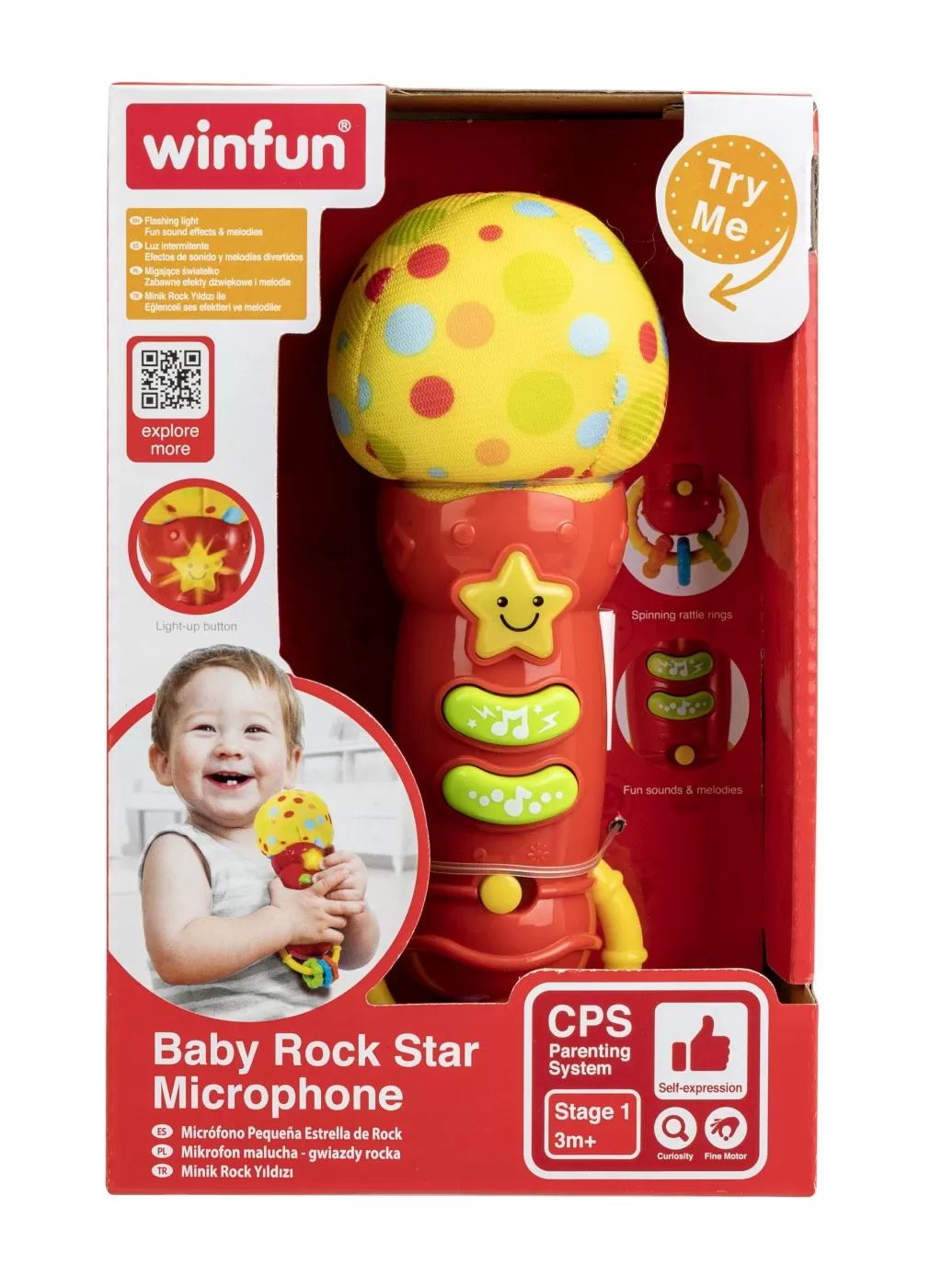 Jucarii pentru bebelusi - Winfun Microfon Pentru Bebelusi