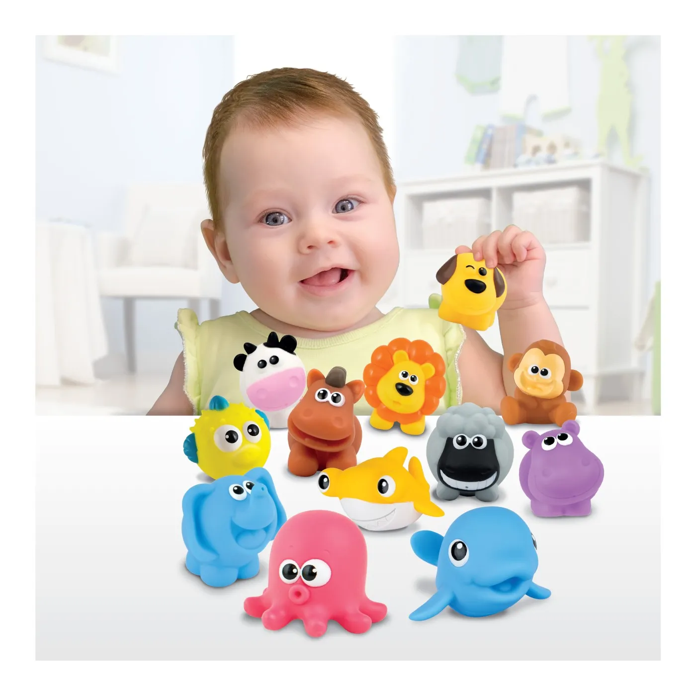 Set Jucarii de Baie Animalute din Jungla WINFUN [2]