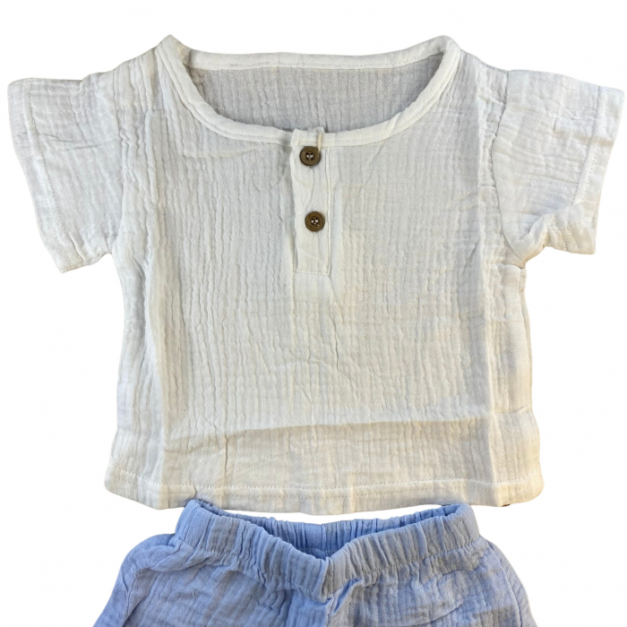 SET DE 2 PIESE CU TRICOU SI PANTALONI SCURȚI [3]