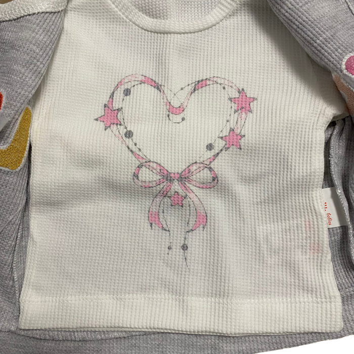 Set copii din două piese cu jachetă LOVE și pantaloni asortați [2]