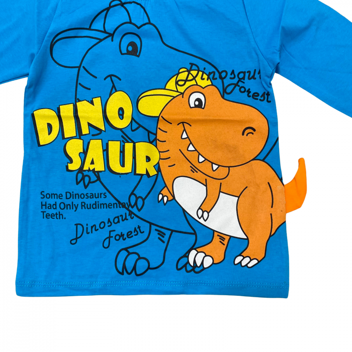 BLUZĂ CU MANECĂ LUNGĂ CU IMPRIMEU DINO [2]