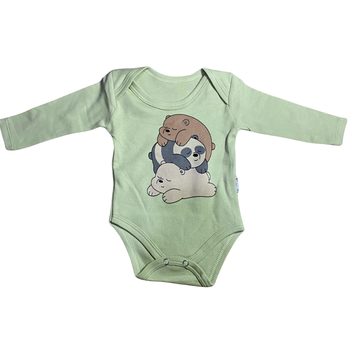 Body bebe cu mânecă lungă – model ursuleți simpatici [2]
