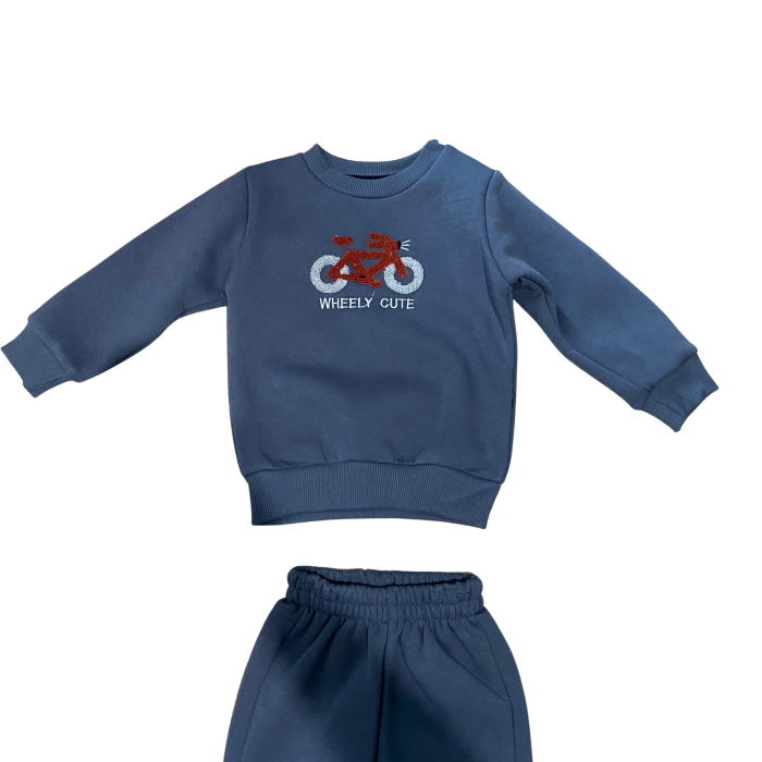 Set trening cu bluză imprimată „Wheely Cute” și pantaloni comozi [2]