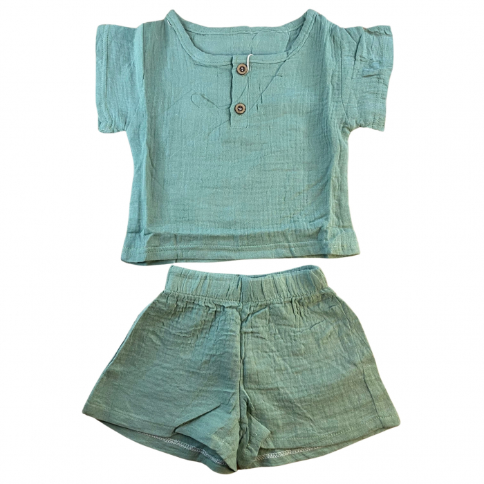 SET DE 2 PIESE CU TRICOU SI PANTALONI SCURȚI [1]