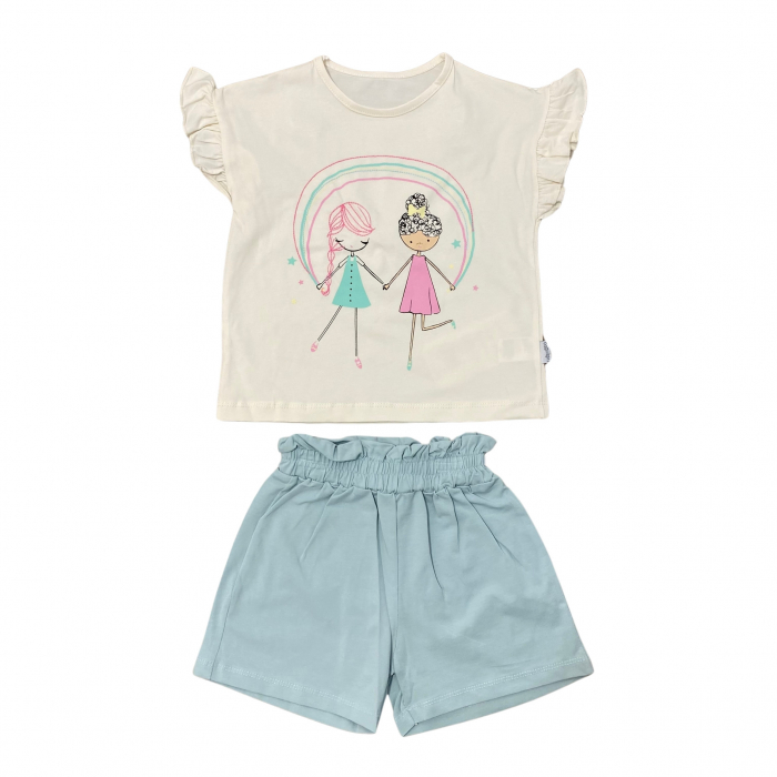 SET DE 2 PIESE CU TRICOU SI PANTALONI SCURȚI [1]