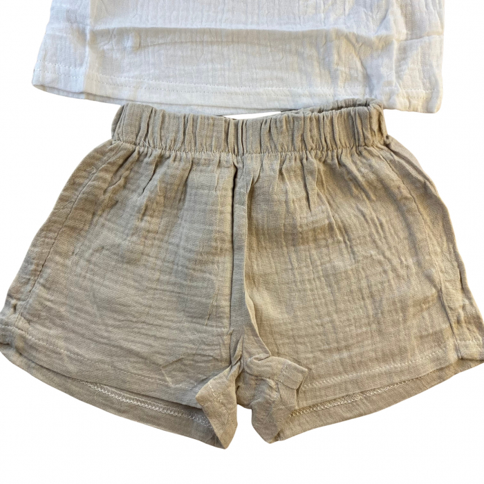 SET DE 2 PIESE CU TRICOU SI PANTALONI SCURȚI [2]