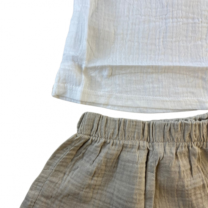 SET DE 2 PIESE CU TRICOU SI PANTALONI SCURȚI [4]