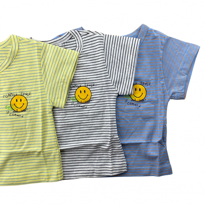 SET DE 3 TRICOURI DE BUMBAC [2]