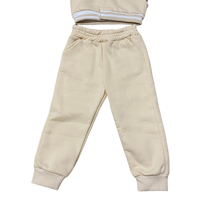 Set trening din două piese cu jachetă tip bomber și imprimeu floare [3]