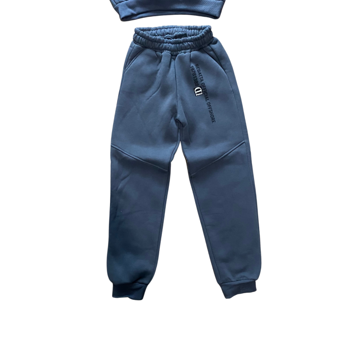 Set trening cu bluză simplă și pantaloni cu imprimeu „Dunst” [3]