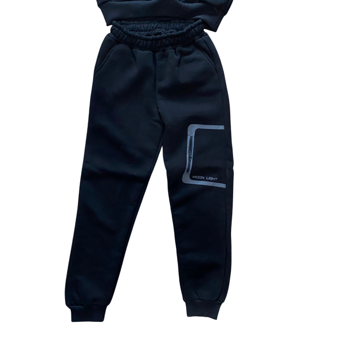 Set trening cu bluză și pantaloni cu imprimeu lateral [3]