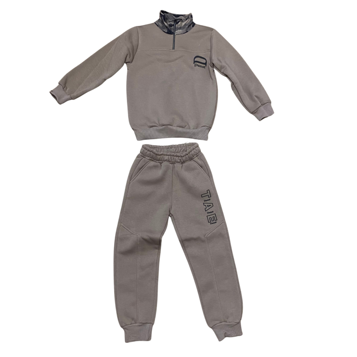 Compleu copii Dunst cu bluză fermoar scurt și pantaloni sport [1]