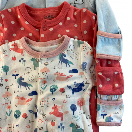 3 PERECHI DE PIJAMA-SALOPETǍ [7]