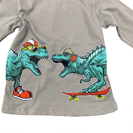 BLUZĂ CU MANECĂ LUNGĂ CU IMPRIMEU [2]