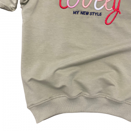 BLUZĂ CU MANECĂ LUNGĂ CU IMPRIMEU DIN MOLTON [2]