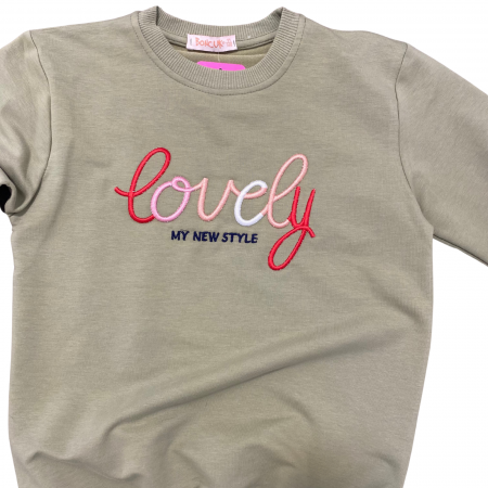 BLUZĂ CU MANECĂ LUNGĂ CU IMPRIMEU DIN MOLTON [1]