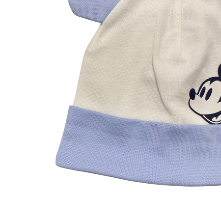 Căciuliță pentru bebeluși din bumbac, cu urechiușe și imprimeu Mickey Mouse [2]