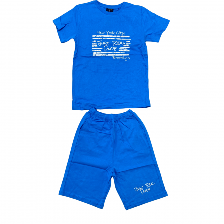 Baieți - SET TRICOU SI PANTALONI CU IMPRIMEU