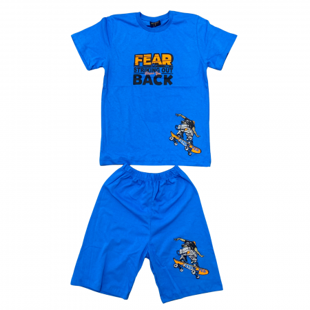 Baieți - SET TRICOU SI PANTALONI CU IMPRIMEU