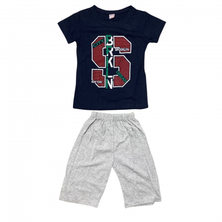 Baieți - SET TRICOU SI PANTALONI CU IMPRIMEU