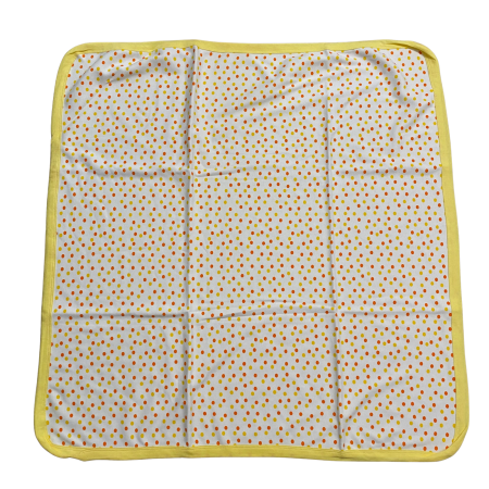 Păturică subțire bebe din bumbac cu imprimeu vesel și margine contrastantă [1]