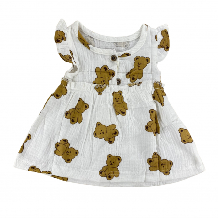 Rochii și salopete - ROCHIE DE MUSELINĂ