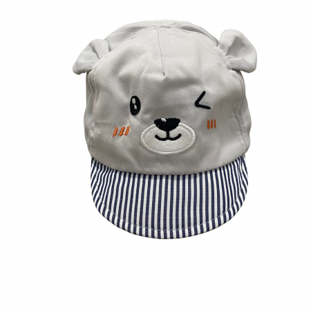 Bebeluși fete - ȘAPCĂ DE BUMBAC CU URECHI