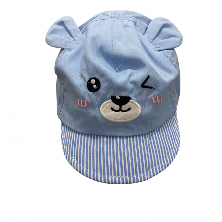 Bebeluși fete - ȘAPCĂ DE BUMBAC CU URECHI