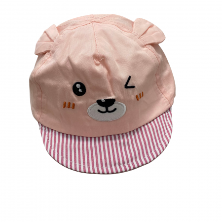 Bebeluși fete - ȘAPCĂ DE BUMBAC CU URECHI