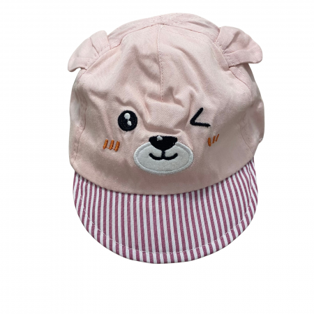 Bebeluși fete - ȘAPCĂ DE BUMBAC CU URECHI