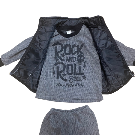 Compleu sport copii cu vestă matlasată – 2 piese [1]