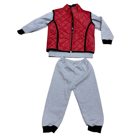 Articole de iarna - Compleu sport copii cu vestă matlasată – 2 piese