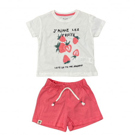 Seturi și compleuri - SET DE 2 PIESE CU TRICOU SI PANTALONI SCURȚI